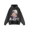 Suéter con capucha de gran tamaño de estilo hip hop para hombre, estilo urbano americano, holgado, de manga larga