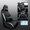 CLY es adecuado para Geely Plantronics Funda Especial para Asiento de Coche Funda para Cojín para Moda Deportes Cuero Cojín para las Cuatro Estaciones