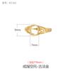 Anel de Prata de Lei S925 Porta Vazio Retrô Masculino e Feminino Porta Vazio Incrustado com Âmbar Cera de Abelha Gema DIY Porta Anel de Prata