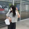 Blusa elegante estilo coreano retrô doce com manga francesa para mulheres