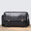 Bolso popular vintage de cuero genuino para hombre transfronterizo, bolso de hombro de piel de vaca para hombre, mochila cruzada de cuero de curtido vegetal para mujer, bolso A4 de gran capacidad