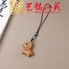 Pingente Ano do Cavalo Arco-Íris Arte Ming Xianyuan Cavalo Criativo do Zodíaco com Bolsa da Sorte Chaveiro Pingente de Bolsa Estilo Casal