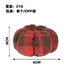 Nuevo producto transfronterizo: Decoraciones de Halloween, adornos de calabaza de tela a cuadros estilo ins, decoraciones de calabaza para el festival de la cosecha