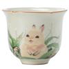 Fabricante Horno Ru Conejo Boca de Girasol Copa Pétalo Cerámica Taza de Té Kung Fu Taza Maestra Juego de Té Lindo Taza de Té Taza de Té