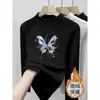 Camiseta de Manga Larga con Cuello Semi Alto para Niña 2026 Otoño/Invierno Mediana y Grande Infantil Ajustada Cálida Capa Interior con Estampado Camiseta Base