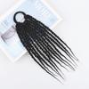 Nueva Venta Caliente Trenza Africana Cola de Caballo Peluca Accesorios Niños DIY Lazo Cola de Caballo Cuentas Peluca Trenza Sucia