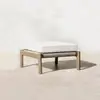 Conjunto de Sofá de Terraço de Hotel e B&B com Mesa de Centro e Conjunto de Cadeiras de Teak de Alta Qualidade para Jardim e Pátio de Villa