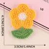 Etiqueta de bordado por computadora flor diy accesorios para diario de mano accesorios parche pegatinas de tela accesorios de broche accesorios para el cabello accesorios pegatinas de bordado