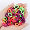 Gomas de Pelo de Colores Dulces para Niños, Ligas para Cabello de Bebé que No Dañan el Cabello, Gomas de Alta Elasticidad, Lindos Accesorios para el Cabello de Niñas, Bandas para el Cabello