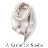 Cachecol de tricô de cashmere listrado para outono e inverno, unissex, quente, estiloso, com design em blocos de cor, também disponível como cachecol triangular