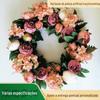 Adereços de fotografia simulação guirlanda de peônia decoração de vitrine de shopping guirlanda de peônia flor seca guirlanda decoração de casamento Guirlanda