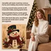 Pintura com diamantes temática de Natal com designs de alienígenas, uma atividade de artesanato DIY para decoração de casa, perfeita para decorações e enfeites de Natal, apresentando um efeito de pintura com diamantes 3D