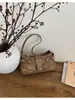 Bolsa de Ombro Única Cor Sólida Elegante com Fivela Retrô Verão Transfronteiriça Nova Moda Rebite Grande Capacidade Casual Bolsa de Axila