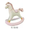 Nuevo Globo de Caballo de Madera 4D 3D Mate Globo de Papel de Aluminio Tema Parque Infantil Decoración de Fiesta Caballo Mecedora