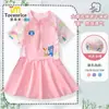 Conjunto de Traje de Baño Transfronterizo K-Pop Demon Hunter para Niñas - Traje de Baño de una Pieza para Niñas, Falda de Baño para Niños Pequeños, Conjunto de Traje de Baño para Estudiantes Adolescentes