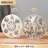 Ornamento de Medalha de Bronze Ziwei Gaoshao com Oito Trigramas e Quatro Animais para Decoração de Mesa de Sala de Estar em Casa Artesanato Ornaments