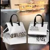 Bolsa Térmica para Llevar Color Papel Kraft, Bolsa de Embalaje Gruesa de Tela No Tejida con Papel de Aluminio, Bolsa para Llevar para Bar de Té, Barbacoa, Catering