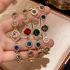 Pulsera Redonda de Dopamina Transfronteriza Europea y Americana Pulsera de Lujo Ligero de Gama Alta Estilo Palacio Retro Pulsera Exquisita Versátil para Mujer