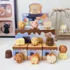 Nueva Figura de Oso Relajado Linda Caja Sorpresa Resina Ecológica Adorno de Escritorio Dibujo Animado Celebridad de Internet Bolsita Sorpresa
