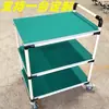 Carrito de vuelco antiestático Plataforma de material Carrito de plataforma Carrito de herramientas multicapa Estante de materiales Carrito de vuelco para taller con ruedas