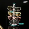 Suporte de acrílico para óculos transfronteiriço, prateleira de armazenamento para óculos de sol, expositor rotativo de várias camadas, disponível para pedido personalizado