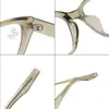 Nuevos Armazones de Gafas Ojo de Gato Transfronterizos para Mujer, Gafas Lisas Retro Anti-Luz Azul, Armazones Lisos con Inserciones de Pines en los Extremos, Venta al por Mayor en Europa y América