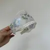 Nueva Diadema de Encaje Bordada con Rosas Estilo Chino Diseño Étnico de Nicho Diadema de Ala Ancha Corona Alta Accesorios para la Cabeza Versátiles