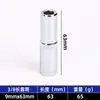 Venta al por mayor del fabricante Dado Hexagonal de 3/8", Dado Extendido de Múltiples Especificaciones para Reparación de Automóviles, Dado para Llave de Carraca Zhongfei con Espejo