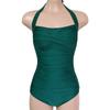 Biquíni Triângulo Feminino Simples Elegante Cor Sólida 2024 Transfronteiriço Costura de Aço Modelador Cobertura da Barriga Sexy Fonte Termal