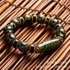 Pulsera de Cuenta Dzi de Nueve Ojos de Xizang, Pulsera de Cuenta de Buda de Ágata con Patrón de Dragón de Tres Ojos, Pulsera para Hombres y Mujeres, Dropshipping