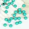 10 Piezas de Diversos Estilos de Cuentas de Bambú Turquesa Sintético, Cuentas de Ábaco, Cuentas de Calabaza, Cuentas Sueltas en Forma de Rosa, Accesorios para Joyería DIY