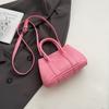Corea del Sur Retro Bolso de Cubo Portátil para Mujer Primavera 2025 Nueva Moda Popular Simple Hombro Bandolera
