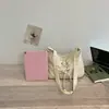 Bolsa de Ombro Simples de Tecido Yuezi para Mulheres, Grande Capacidade, Bolsa de Ombro para o Verão 2026, Bolsa Casual de Moda para Viagem
