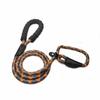 Venta al por mayor del fabricante Cuerda Redonda de Piel de Vaca Cadena P Reflectante Antiahogo Mango de Espuma Cómodo para Perros Medianos y Grandes Modelo Caliente de Amazon