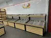 Estanterías para Exhibición de Verduras, Estanterías Personalizadas para Frutas y Verduras de Supermercado de Alimentos Frescos, Mesa de Corte de Cerdo Comercial de Acero Inoxidable