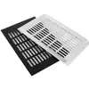 Aleación de aluminio rectangular malla transpirable wholesale gabinete disipación de calor agujero transpirable armario zapatero cubierta de malla de ventilación accesorios de ferretería