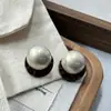 Pendientes Retro Geométricos con Estampado de Leopardo Flocado para Mujer Otoño e Invierno Nuevos de Alta Gama Moda Tendencia Versátiles Elegantes