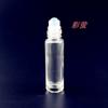 Botella vacía de 10 ml con cuentas de gemas naturales, bola de cristal, grava, aceite esencial, crema para ojos