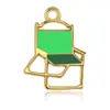Accesorios de Cuentas de Dibujos Animados con Agujeros para Serie de Camping al Aire Libre, Llaveros para Teléfono Móvil, Cadenas para Bolsos, Joyería Hecha a Mano DIY, Cuentas Sueltas