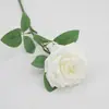 Rosa Simulação Haste Única Multi-cabeça Toque Real Rosa Casamento Flor Simulação Ornamento Sala de Estar Fotografia Flor Artificial Flor de Seda Atacado