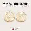 Botones Decorativos Metálicos Imitación Oro Brillante Electroplateados UV para Abrigo Cortavientos Chaqueta Traje Botones de Camisa Botones Redondos de Plástico
