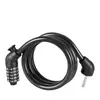 Cerradura de Cable con Combinación de Cinco Dígitos para Bicicleta JOHORSE, Cerradura de Cuerda de Acero Antirrobo Engrosada, Cerradura de Combinación Portátil para Bicicletas de Montaña