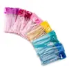 50 pzas/paquete fábrica desechable varilla de cristal cepillo para pestañas peine de nailon para pestañas rizador de pestañas cepillo para cejas brocha de maquillaje