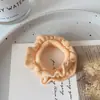 Diadema de Cabello con Falda de Colores Estilo Coreano, Banda para el Cabello Simple de Alta Elasticidad que No Daña el Cabello, Cuerda para el Cabello Duradera de Color Caramelo