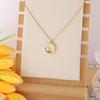 Nicho Design Sense Europeu e Americano Cold Style chocker Colar da Lua com Diamond Clavicle Chain Titanium Steel Women's Neck Chain