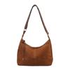 Bolso de Hombro Invierno 2024 Bolso Texturizado Retro para Mujer Popular Casual Combinable para Viajes Bolso Cruzado