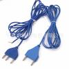 Línea de enchufe para bolígrafo de cuchillo eléctrico azul 6598 Línea de enchufe para bolígrafo de cuchillo eléctrico Enchufe especial médico de dos núcleos y tres núcleos