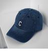Nueva gorra de béisbol para mujer de mezclilla que combina con todo, de copa suave, con parche de tela y letras, sombrero de protección solar para hombre, gorra con visera casual urbana de moda