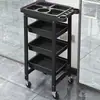 Carro de Peluquería para Permanente y Tintes Gabinete de Almacenamiento Carrito para Varillas de Peluquería Estante de Almacenamiento para Peluqueros Gabinete de Herramientas Barbería Peluquería
