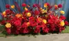 Adereços de Casamento, Arranjos de Flores, Flores de Seda para Passarela, Decoração de Espaço, Tiras Decorativas de Flores para Casamento, Rosas Artificiais, Flores de Rosa